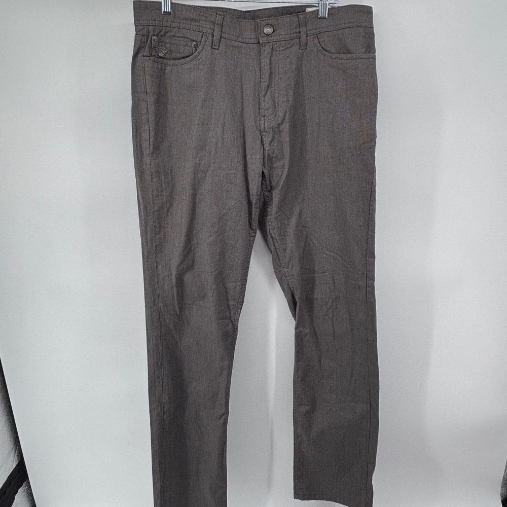 Gray Straight Leg Everyday Casual Pants 34x34